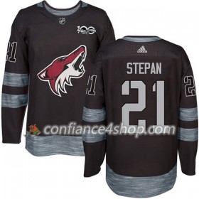 Adidas Maillot de Hockey Arizona Coyotes Derek Stepan 21 1917-2017 100th Anniversary Noir Authentic - Homme